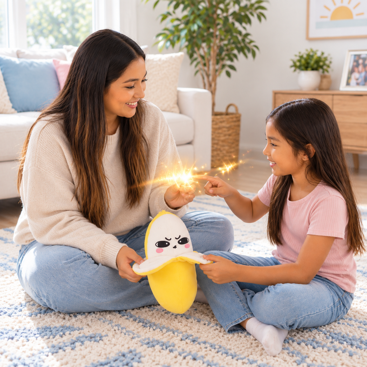 Interaktives Früchte-Plüschtier Musikalisches Sensorik Spielzeug für Kinder