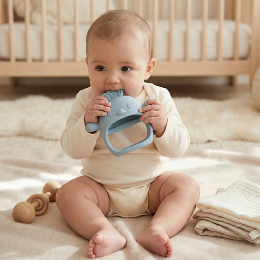 Baby Küken Silikon-Beißring – Zahnungsspielzeug Hilfe aus lebensmittelechtem Silikon