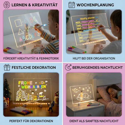 Leuchtendes LED Zeichenbrett für Kinder