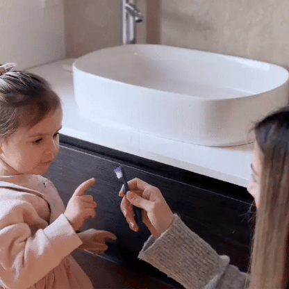 Elektrische U-förmige Kinderzahnbürste mit LED