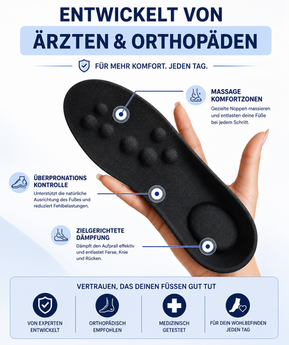 Ergonomische Komfort-Einlegesohlen