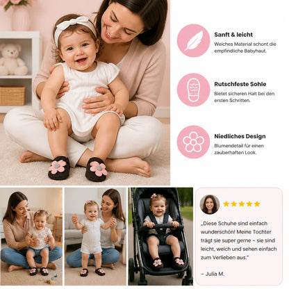 Sommer Babyschuhe mit weicher Sohle im Blumendesign