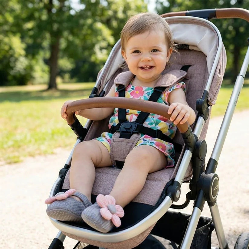 Sommer Babyschuhe mit weicher Sohle im Blumendesign