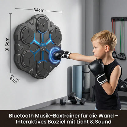 Bluetooth Musik-Boxtrainer für die Wand – Interaktives Boxziel mit Licht & Sound