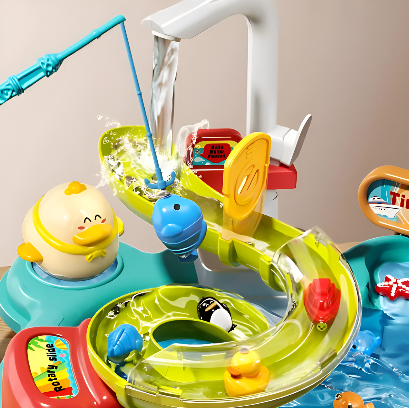 Kinder Spielzeug Set – Küche und Angeln in einem