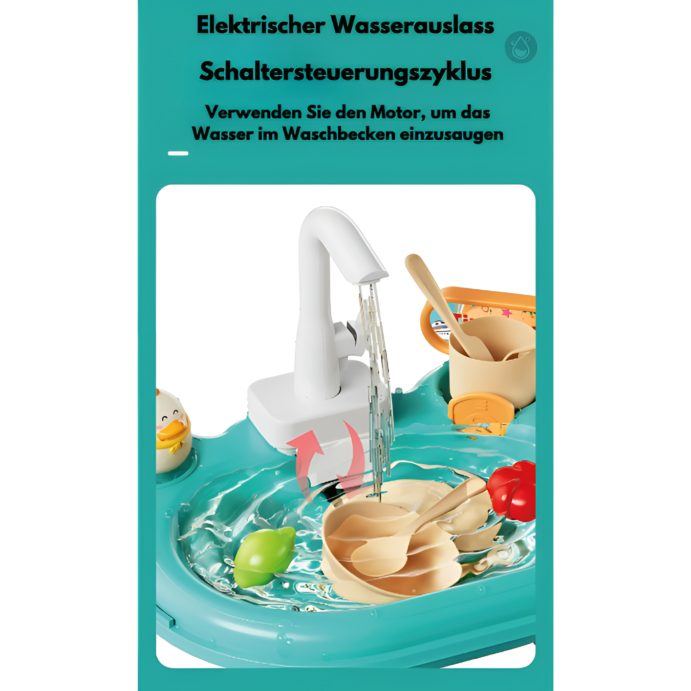 Kinder Spielzeug Set – Küche und Angeln in einem
