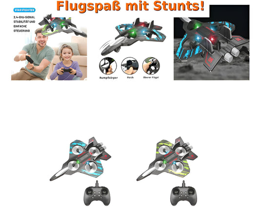 Stuntflugzeug mit Gyroskop – Flugspaß mit 360° Flip