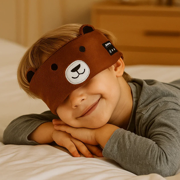 2in1 Angenehme Bluetooth Kopfhörer und Schlafmaske für Kinder