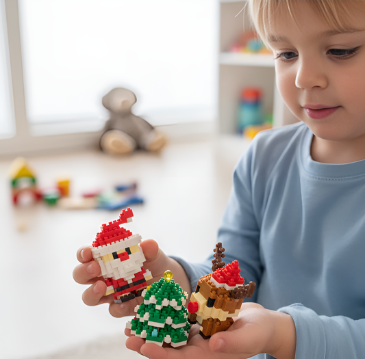 Kreative Baustein Weihnachtsfiguren - Spaß für die ganze Familie