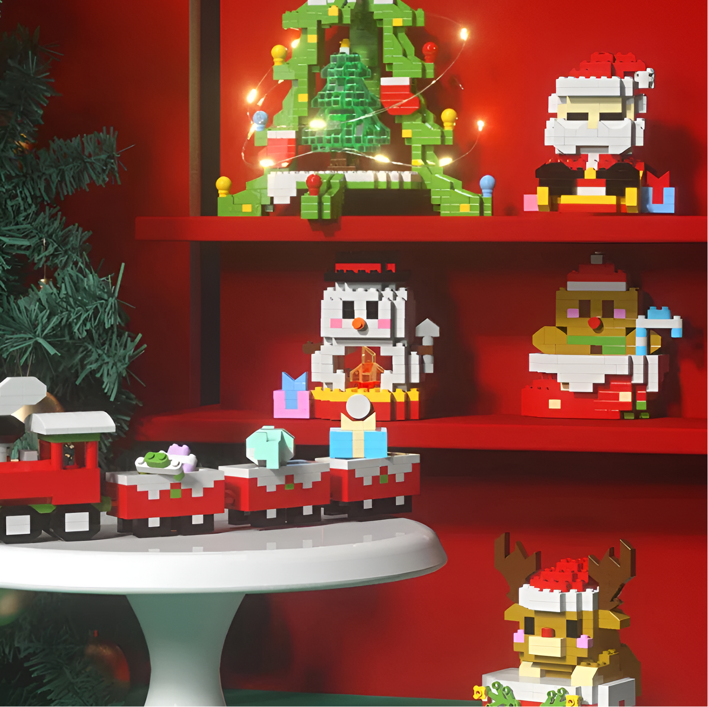 Kreative Baustein Weihnachtsfiguren - Spaß für die ganze Familie