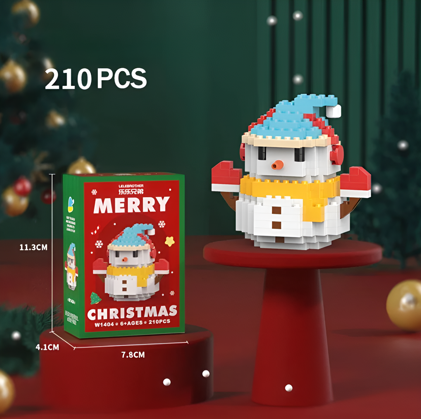 Kreative Baustein Weihnachtsfiguren - Spaß für die ganze Familie