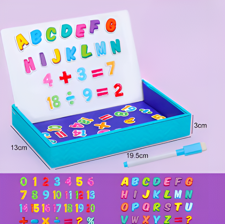 100 + Stücke Holz Montessori 2-in-1 Zeichentafel