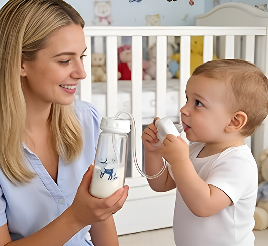 Hände-freie Babyflasche