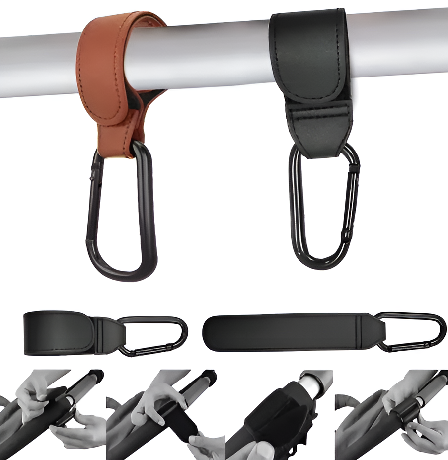 2 Stück Kinderwagen Taschenhalter