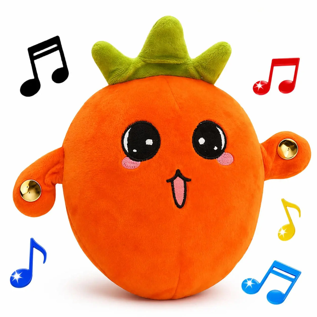 Interaktives Früchte-Plüschtier Musikalisches Sensorik Spielzeug für Kinder