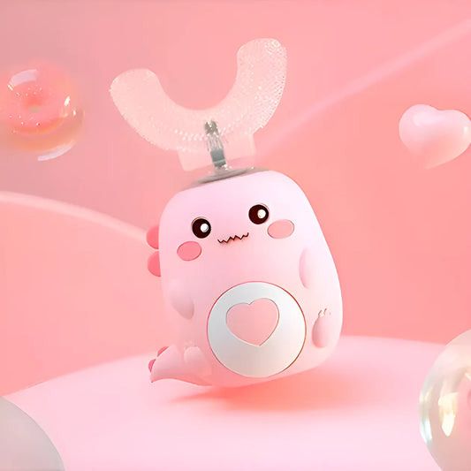 Elektrische U-förmige Kinderzahnbürste mit LED