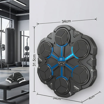 Bluetooth Musik-Boxtrainer für die Wand – Interaktives Boxziel mit Licht & Sound