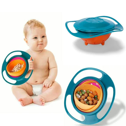 Drehende Babysnackschüssel - 360 Grad Auslaufsicher